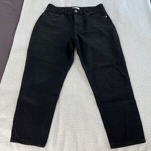 H&M Womens Mom fit Black Jeans